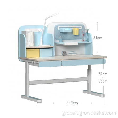 desk bookshelf combo custom-built Adjustable Study Table Factory